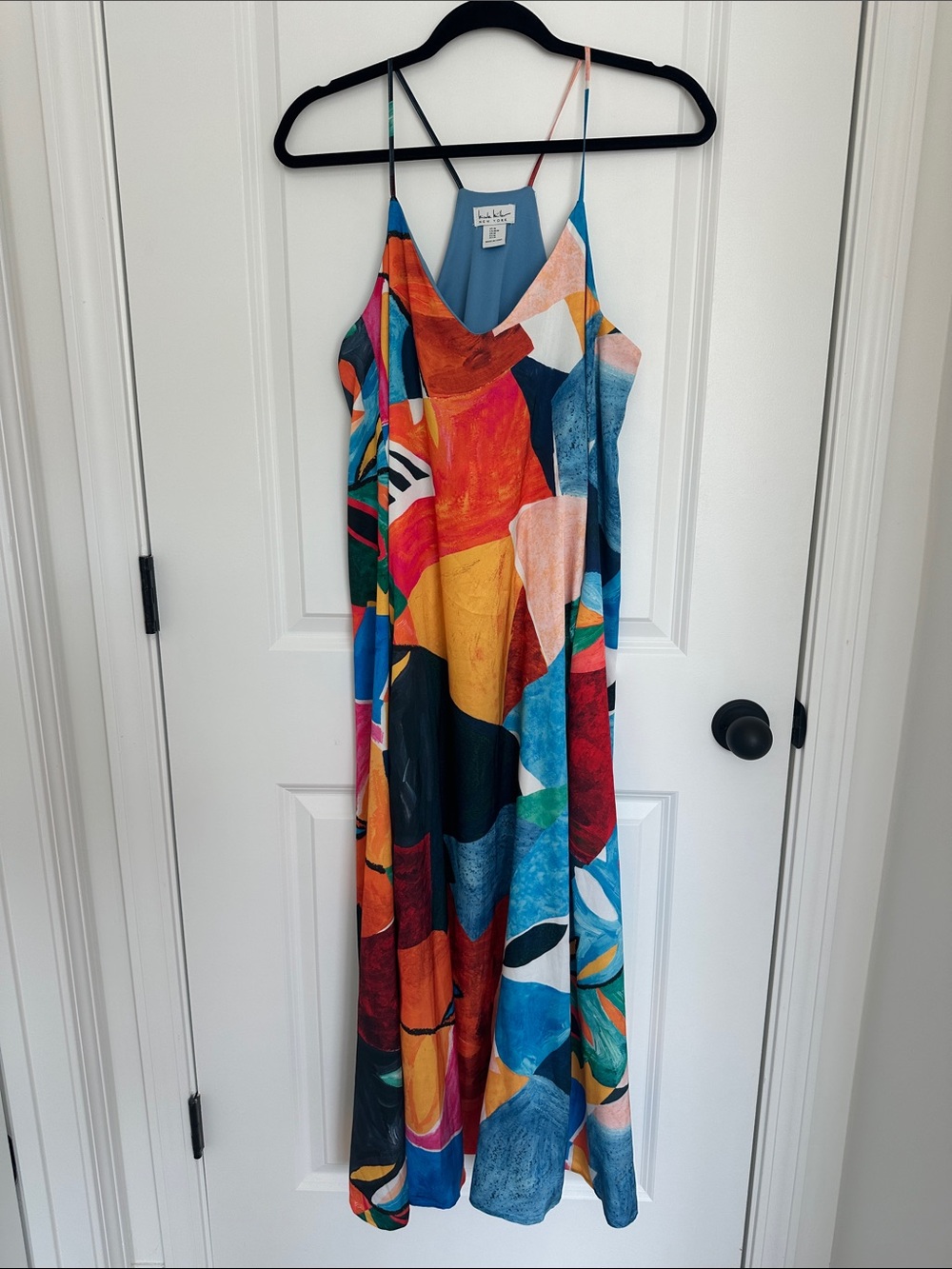 Nicole Miller Women’s Abstract Multicolor Slip Dress M